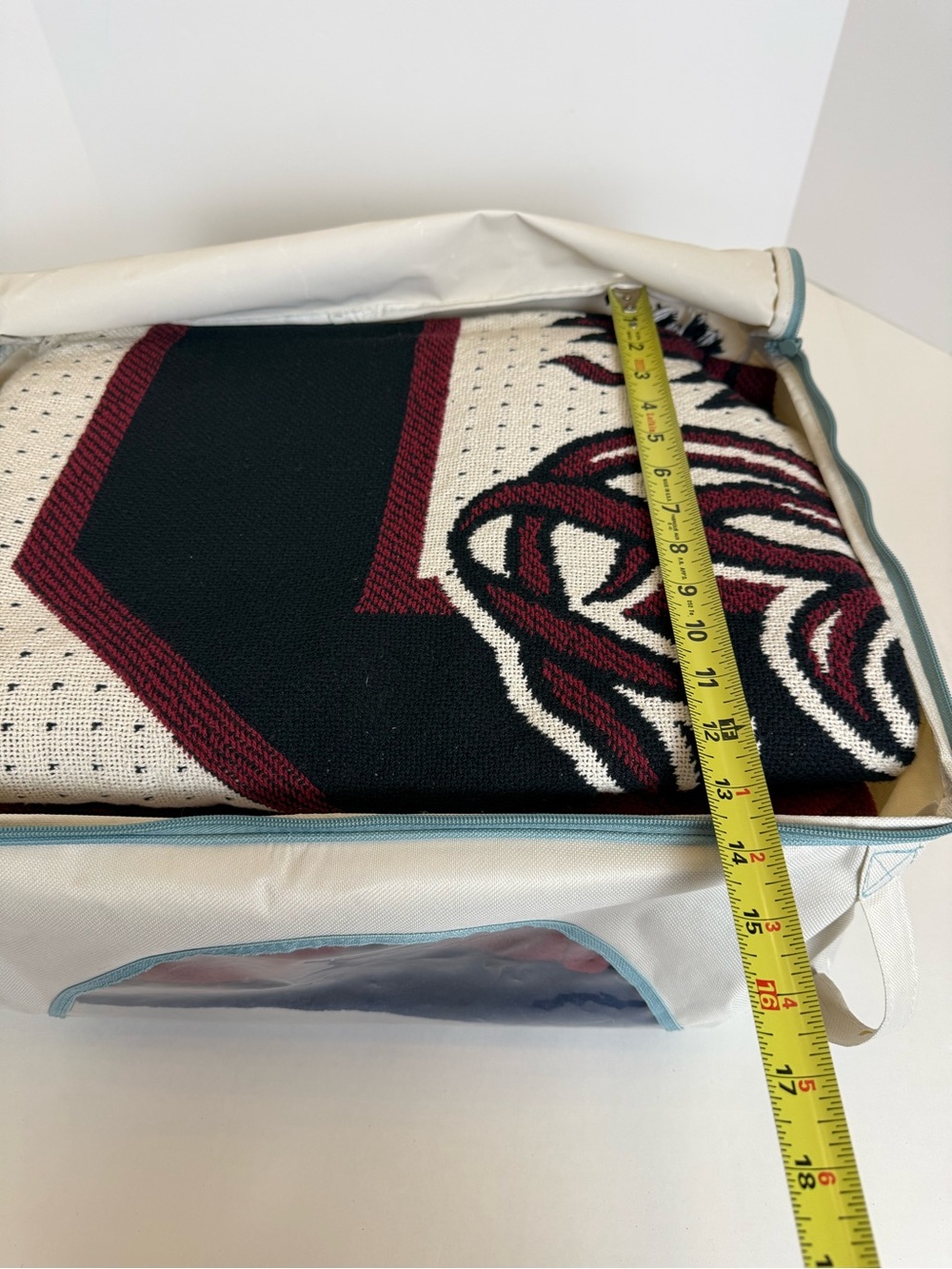 6 Canvas Zippered Storage Bags by Real Simple - 1 Large and 5 Medium - Picture 13 of 16
